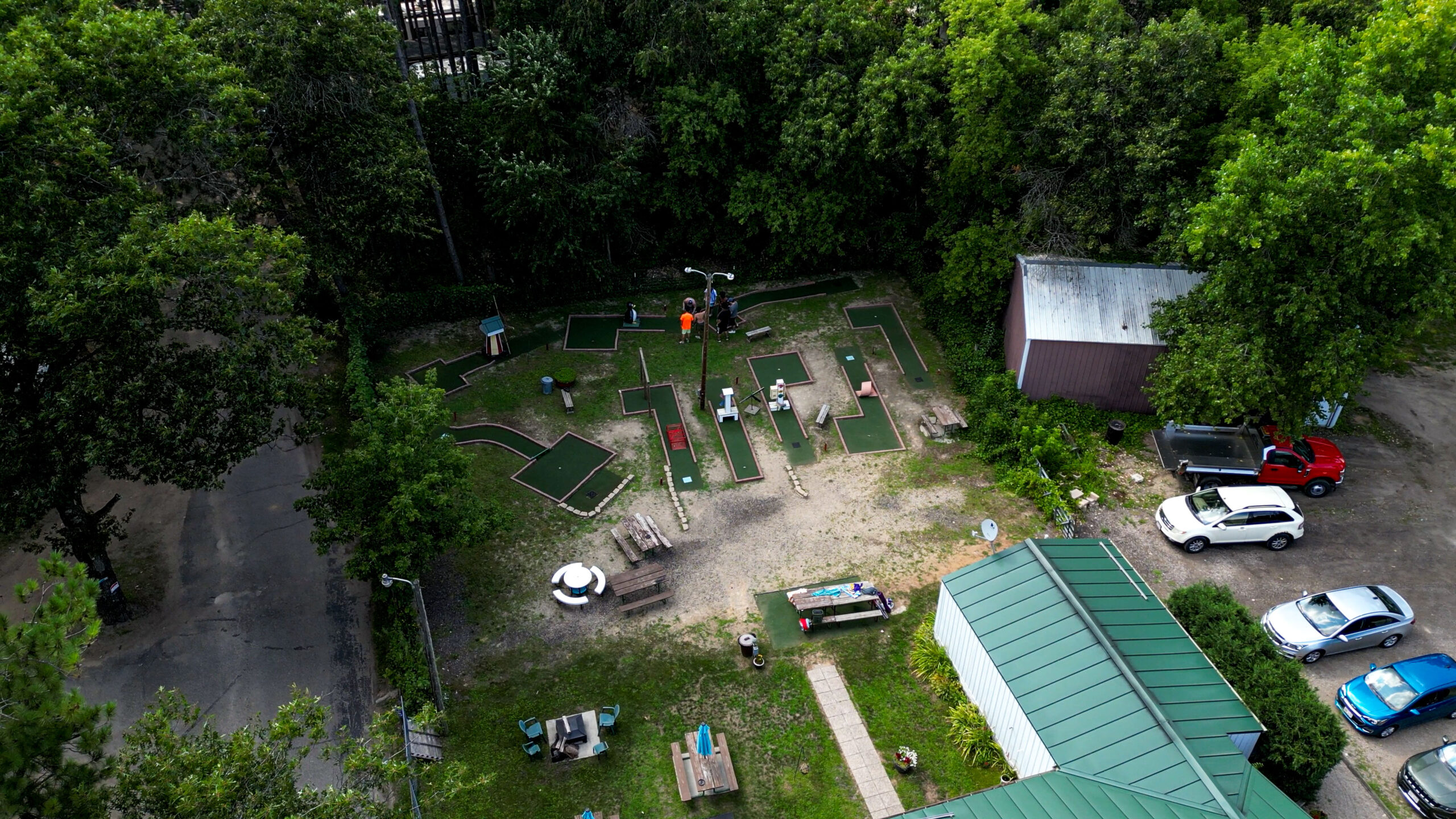 Aerial View of Pearl Lake RV Resort