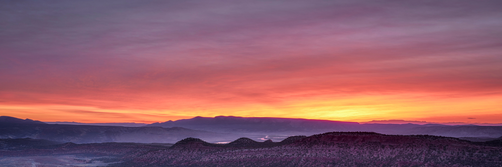 Sunset near Craig, Colorado