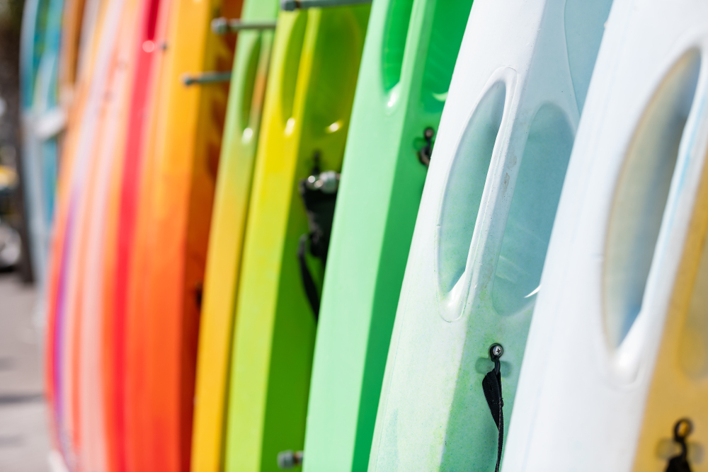 Kayaks for rent at Roam Echo Island RV Resort by RJOurney